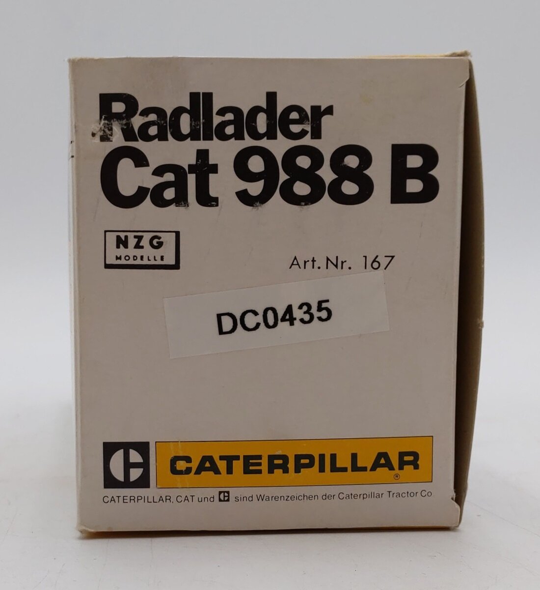 NZG Modelle 1:50 Scale Diecast Radlader CAT 988B Wheel-Type Loader EX/Box