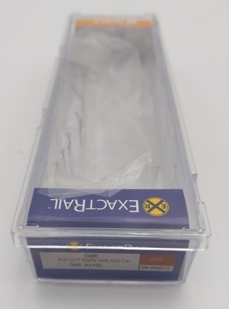 ExactRail 50407-2 N Scale DME Waffle Side Boxcar #5485 LN/Box