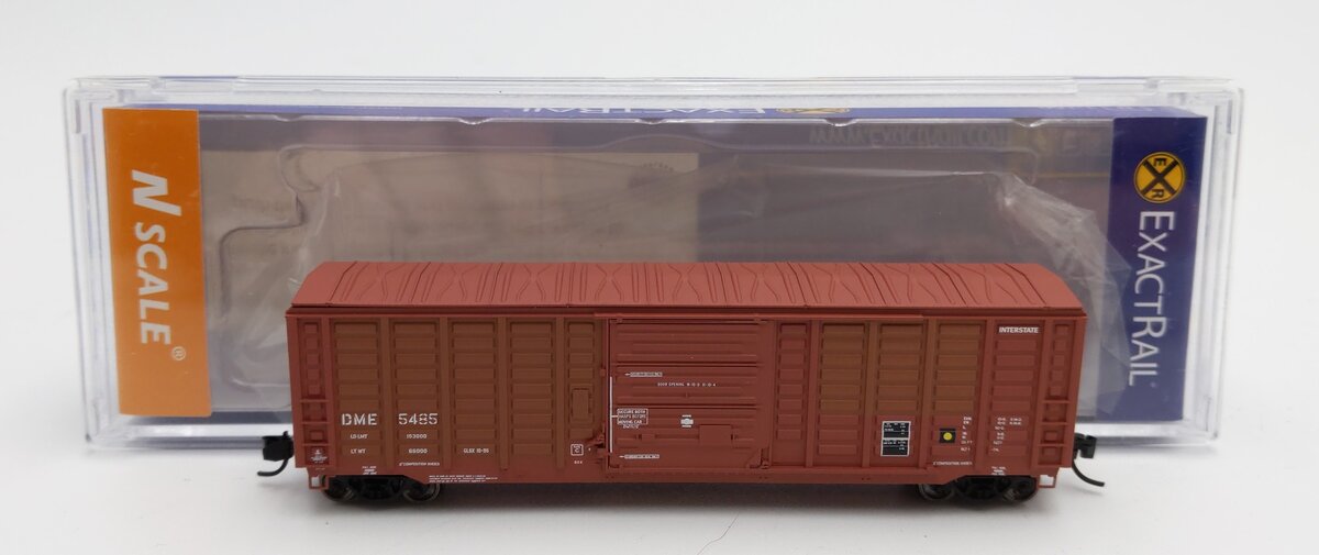 ExactRail 50407-2 N Scale DME Waffle Side Boxcar #5485 LN/Box