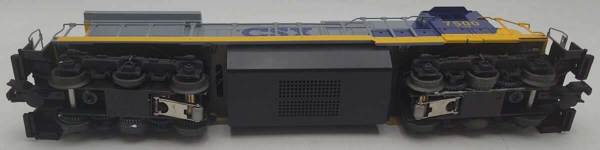 Lionel 6-18214 O Gauge CSX Dash 8 Diesel Locomotive with Horn #7500 EX/Box