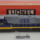 Lionel 6-18214 O Gauge CSX Dash 8 Diesel Locomotive with Horn #7500 EX/Box
