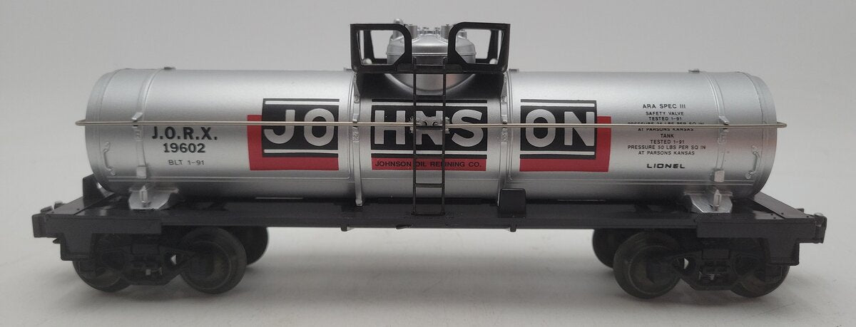 Lionel 6-19602 O Gauge Johnson Single Dome Tank Car #19602 LN/Box