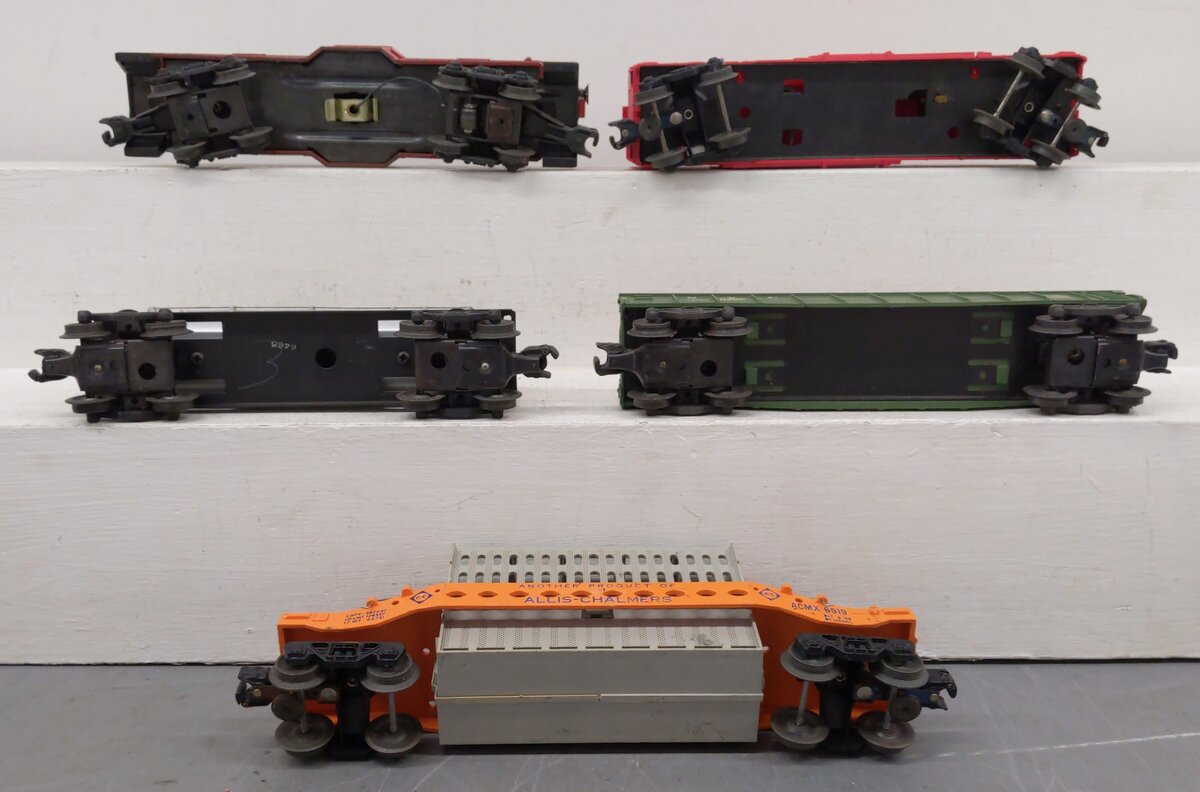 Lionel Vintage O Gauge Freight Cars: 6519, 6470, 6465, 6517, 6462 [5] EX