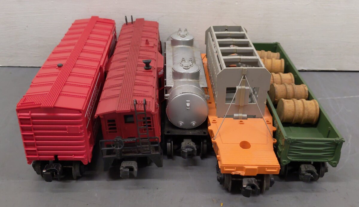 Lionel Vintage O Gauge Freight Cars: 6519, 6470, 6465, 6517, 6462 [5] EX