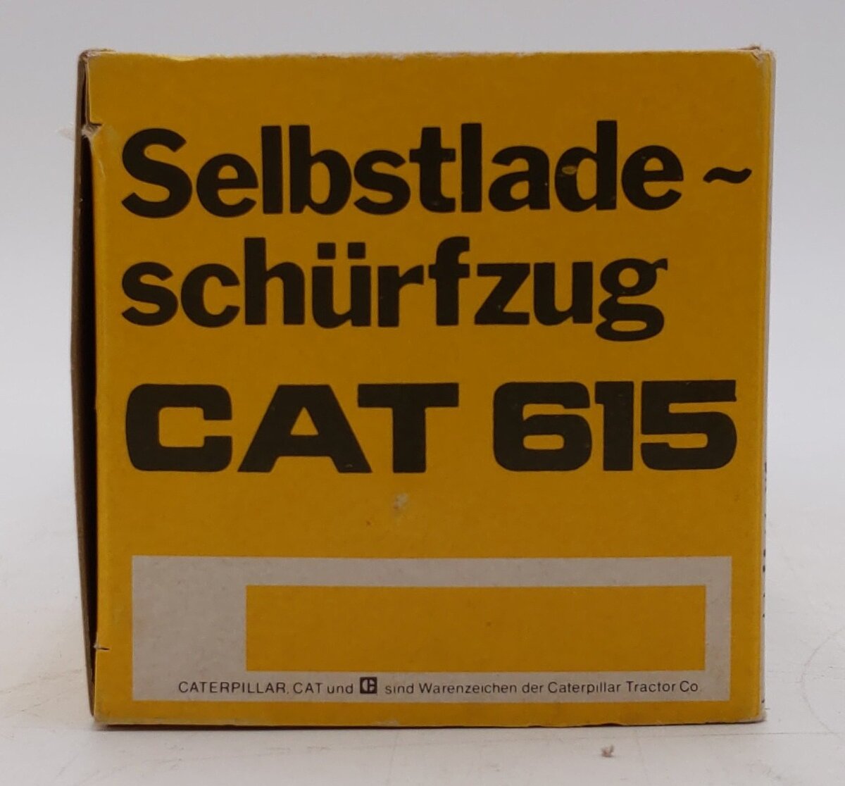 NZG Modelle 1:50 Scale Diecast Caterpillar CAT 615 Elevating Scraper Model #260 VG/Box