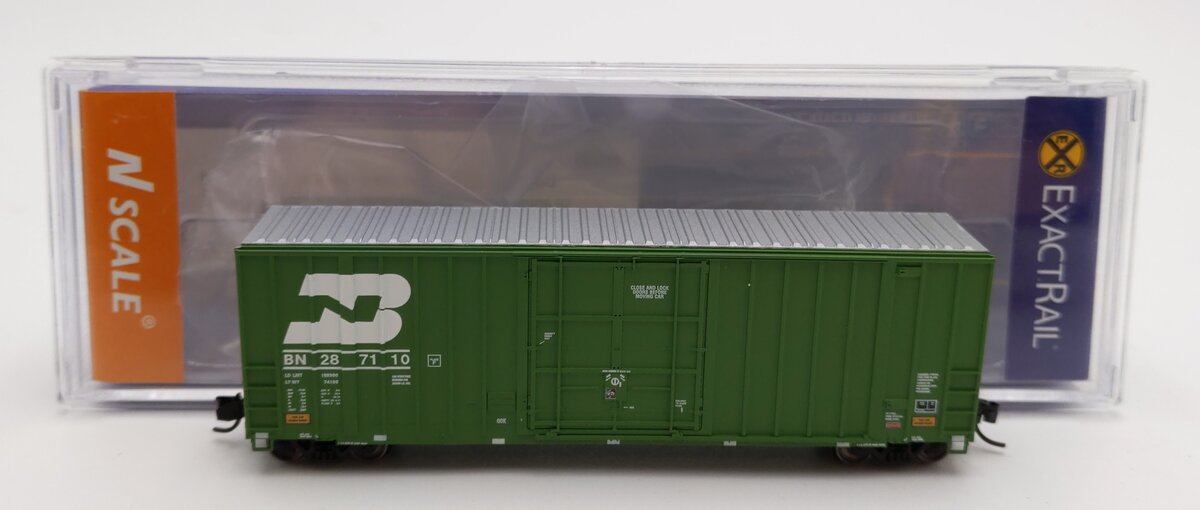 ExactRail 51001-1 N Scale Burlington Northern Hy-Cube Boxcar #287110 LN/Box