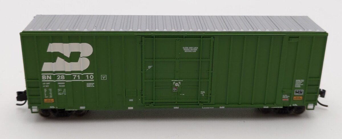 ExactRail 51001-1 N Scale Burlington Northern Hy-Cube Boxcar #287110 LN/Box