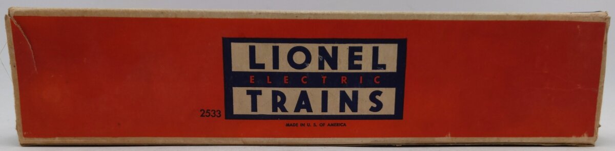 Lionel 2533 Vintage O Lionel Lines "Silver Cloud" Aluminum Pullman Car VG/Box