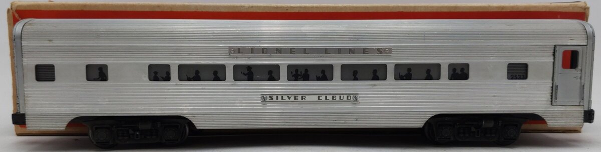 Lionel 2533 Vintage O Lionel Lines "Silver Cloud" Aluminum Pullman Car VG/Box