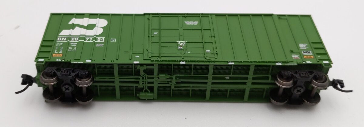 ExactRail 51001-4 N Scale Burlington Northern Hy-Cube Boxcar #287154 LN/Box