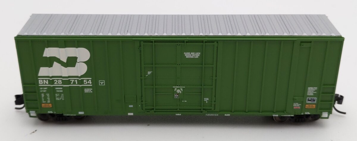 ExactRail 51001-4 N Scale Burlington Northern Hy-Cube Boxcar #287154 LN/Box