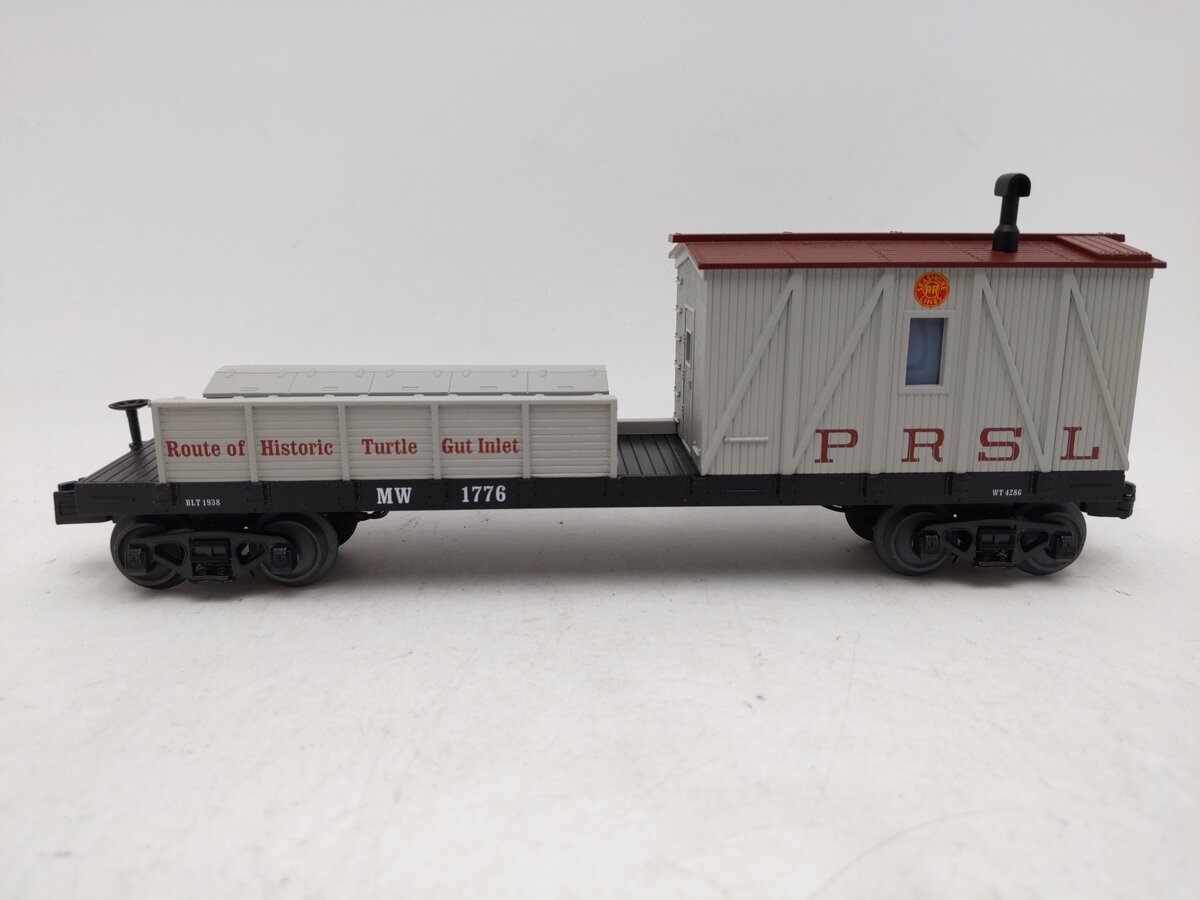 MTH 30-79724 O Gauge Pennsylvania Reading Seashore Lines Crane Tender Car LN/Box