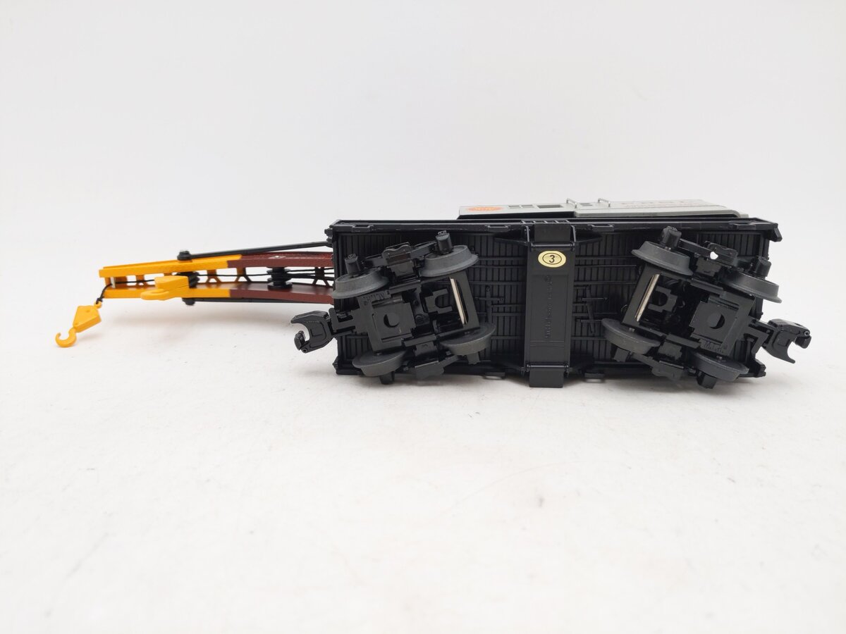 MTH 30-79723 O Gauge Pennsylvania Reading Seashore Lines Crane Car EX/Box