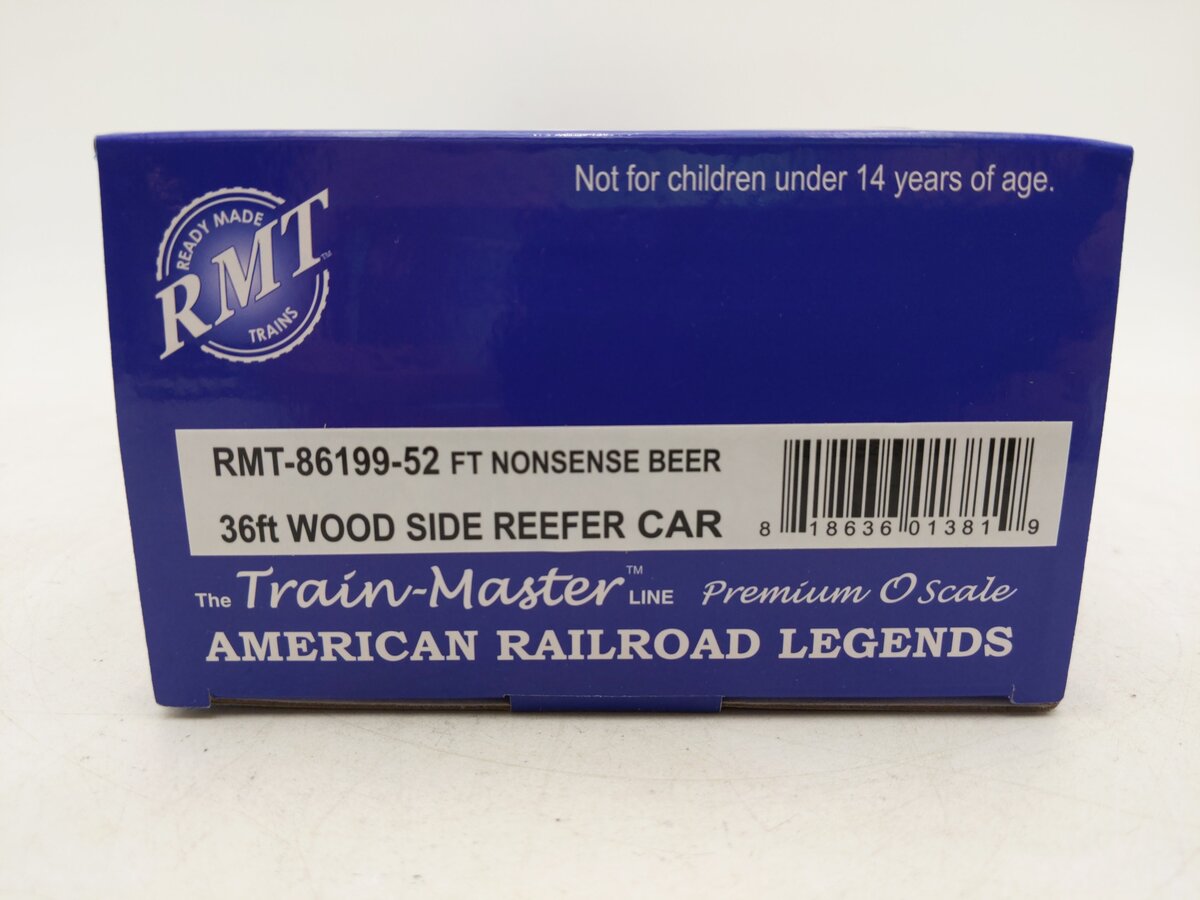 RMT 86199-52 O Nonsense Beer Woodside Reefer Car NIB
