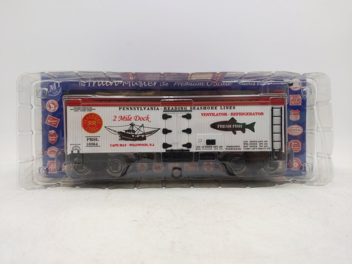 RMT 86136 O Gauge Pennsylvania-Reading Seashore Lines 36ft Reefer Car NIB