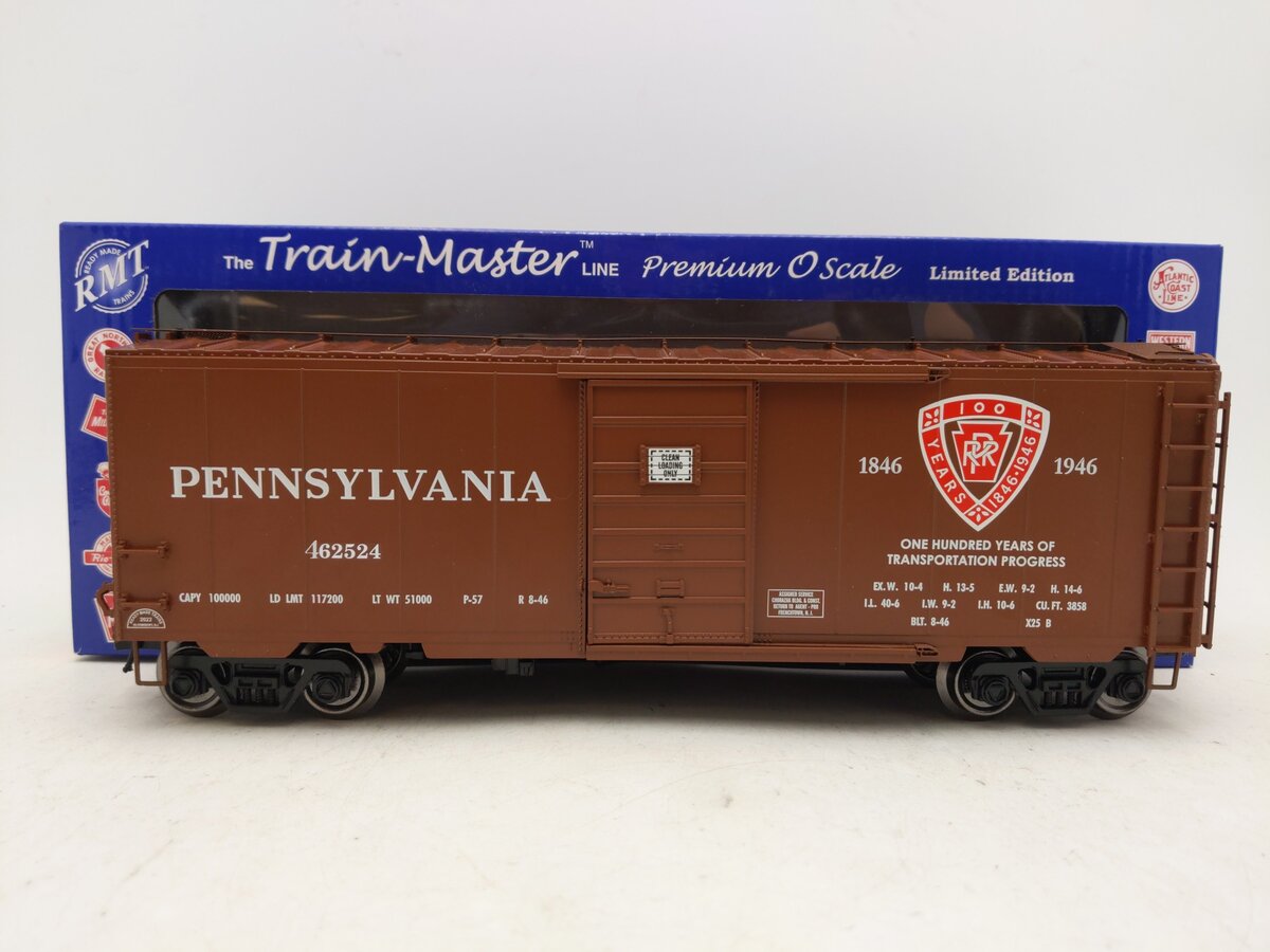 RMT 96415 O Pennsylvania Railroad 100th Anniversary Boxcar EX/Box