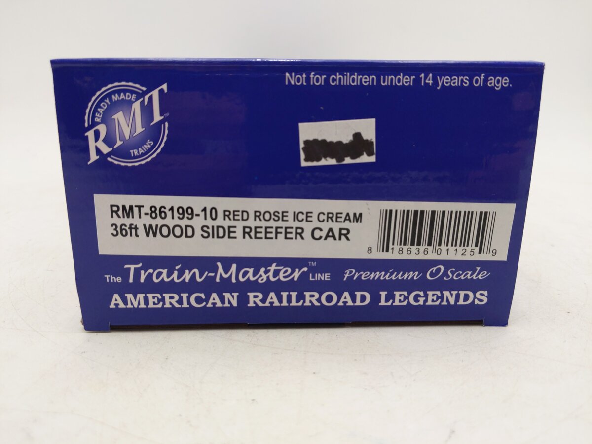 RMT 86199-10 O Red Rose Ice Cream Woodside Reefer LN/Box