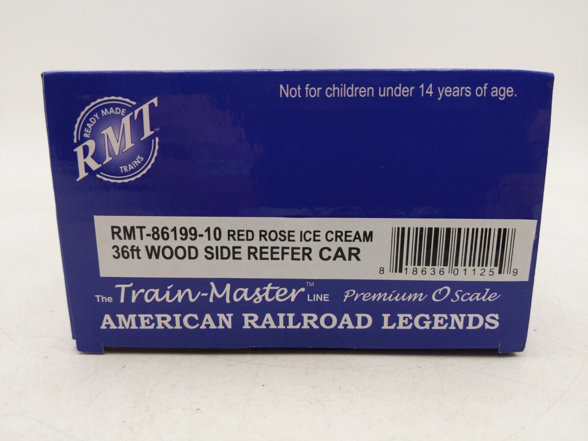 RMT 86199-10 O Red Rose Ice Cream Woodside Reefer
