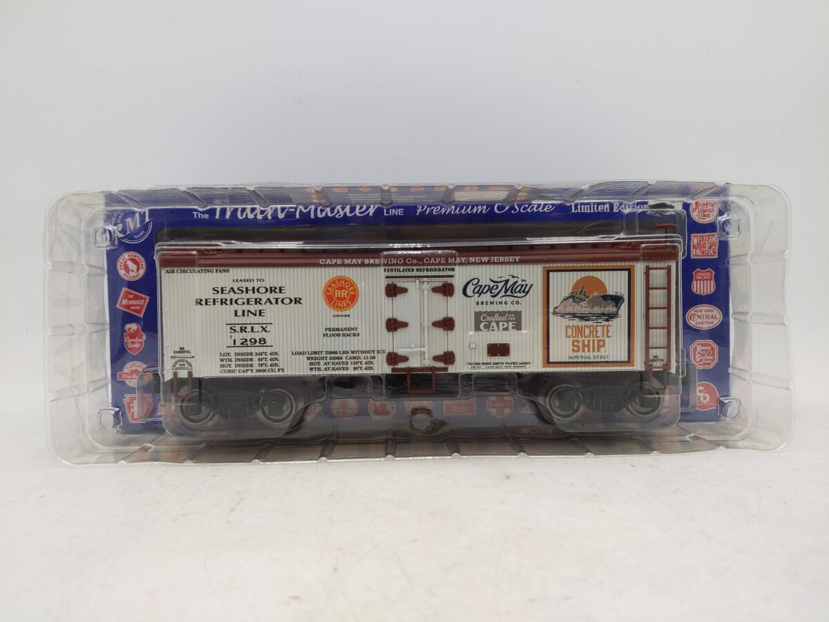 RMT 86199-188-1 O Concrete Ship Cape May Brewing Woodside Reefer Car NIB