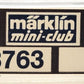 Marklin 8763 Z Scale Custom Southern Pacific Passenger Dome Coach Car #9354/Box