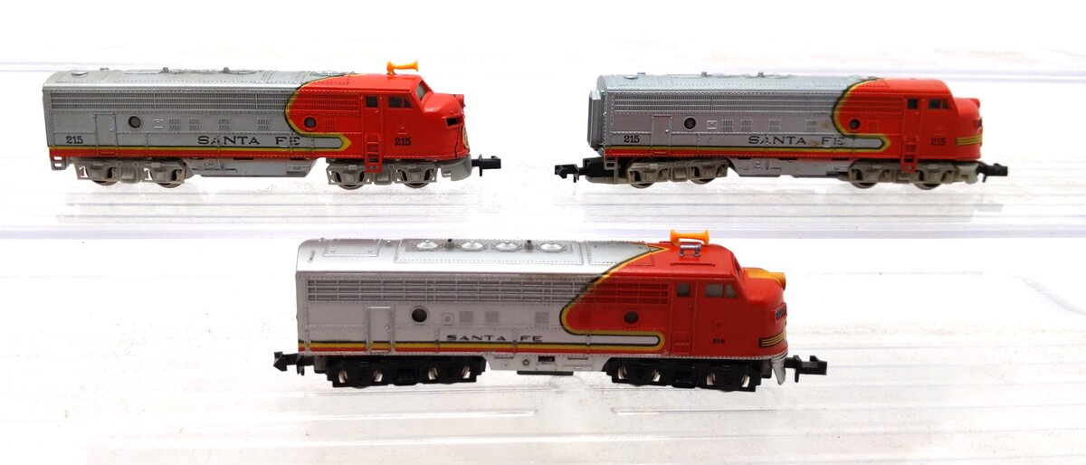 Bachmann & Trix N Scale ATSF Power/Dummy Diesel Locomotives [3] VG