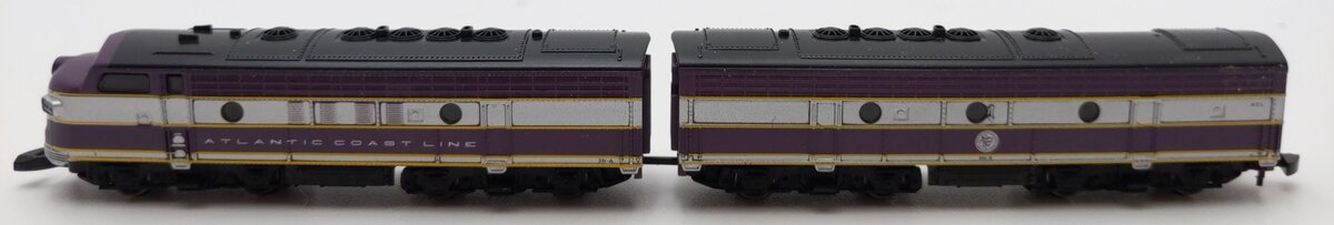 Marklin 88604 Z Scale Atlantic Coast Line Railroad F7 AB Diesel Locomotive Set LN