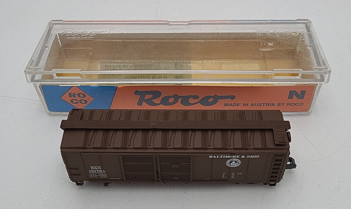 Roco 28708 N Scale Baltimore & Ohio Boxcar #191784 LN/Box