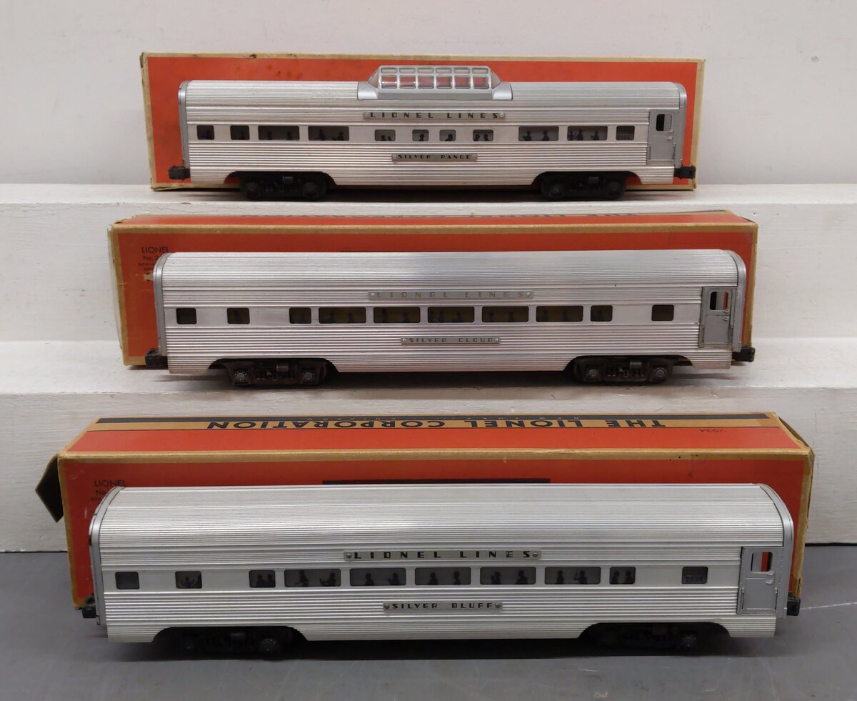 Lionel Vintage O Lionel Lines Passenger Cars: 2532, 2533, 2534 [3] EX/Box