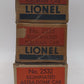 Lionel Vintage O Lionel Lines Passenger Cars: 2532, 2533, 2534 [3] EX/Box