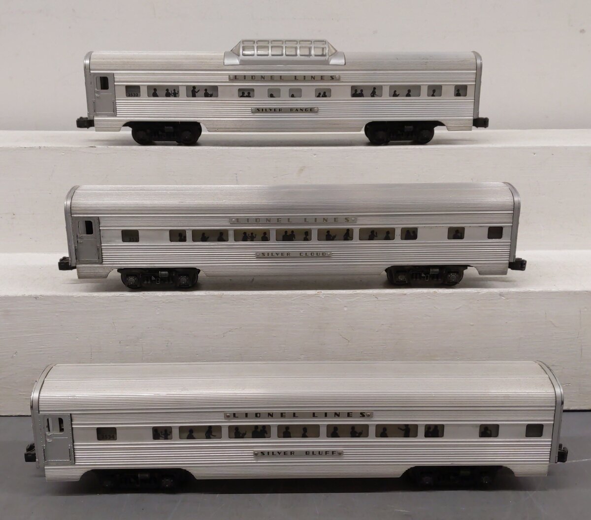 Lionel Vintage O Lionel Lines Passenger Cars: 2532, 2533, 2534 [3] EX/Box