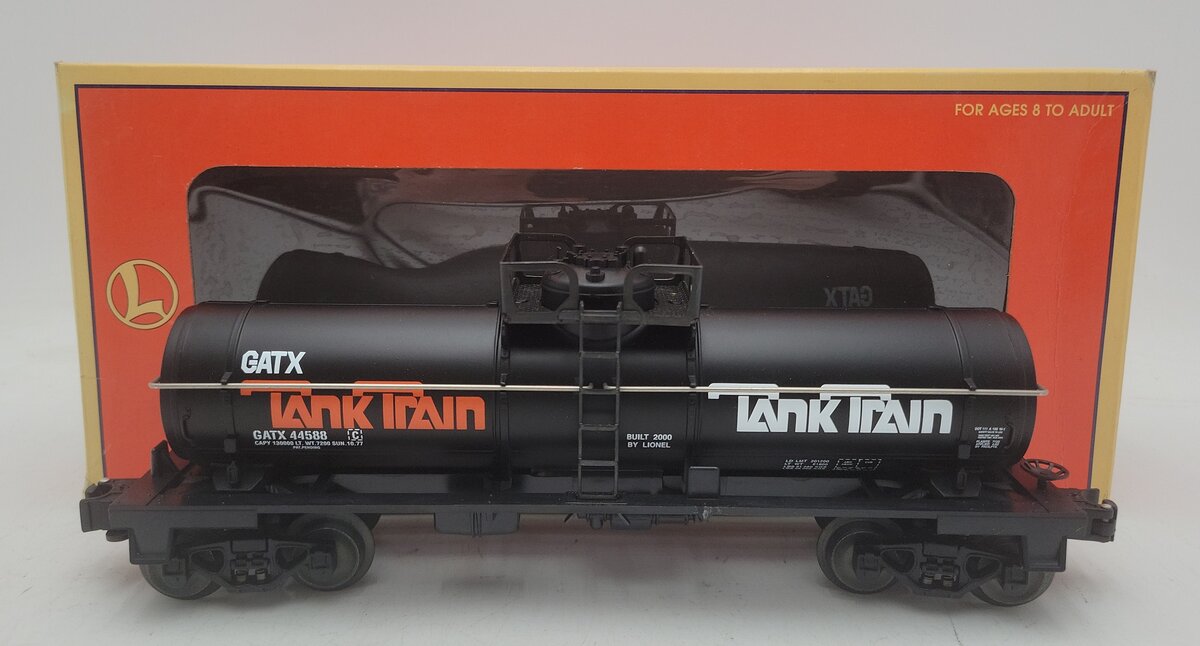 Lionel 6-26103 O Gauge GATX Tank Train Single Dome Tank Car EX/Box