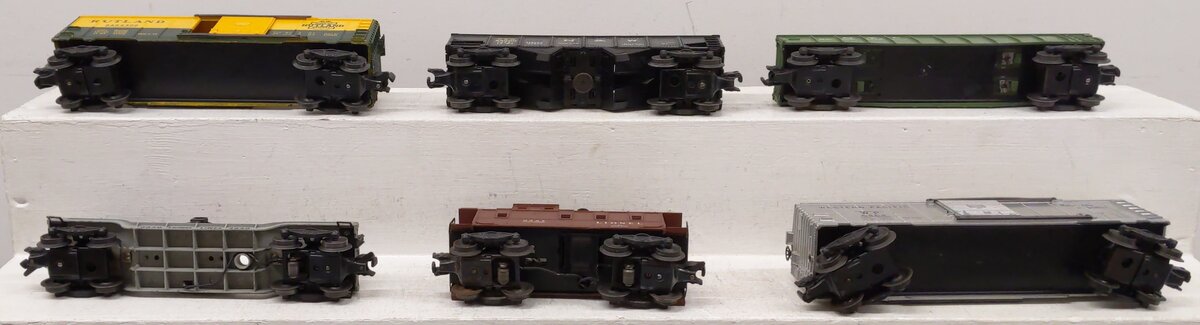 Lionel Vintage O Gauge Freight Cars #6464,22000,3650,6462,6557,6464300 [6] VG