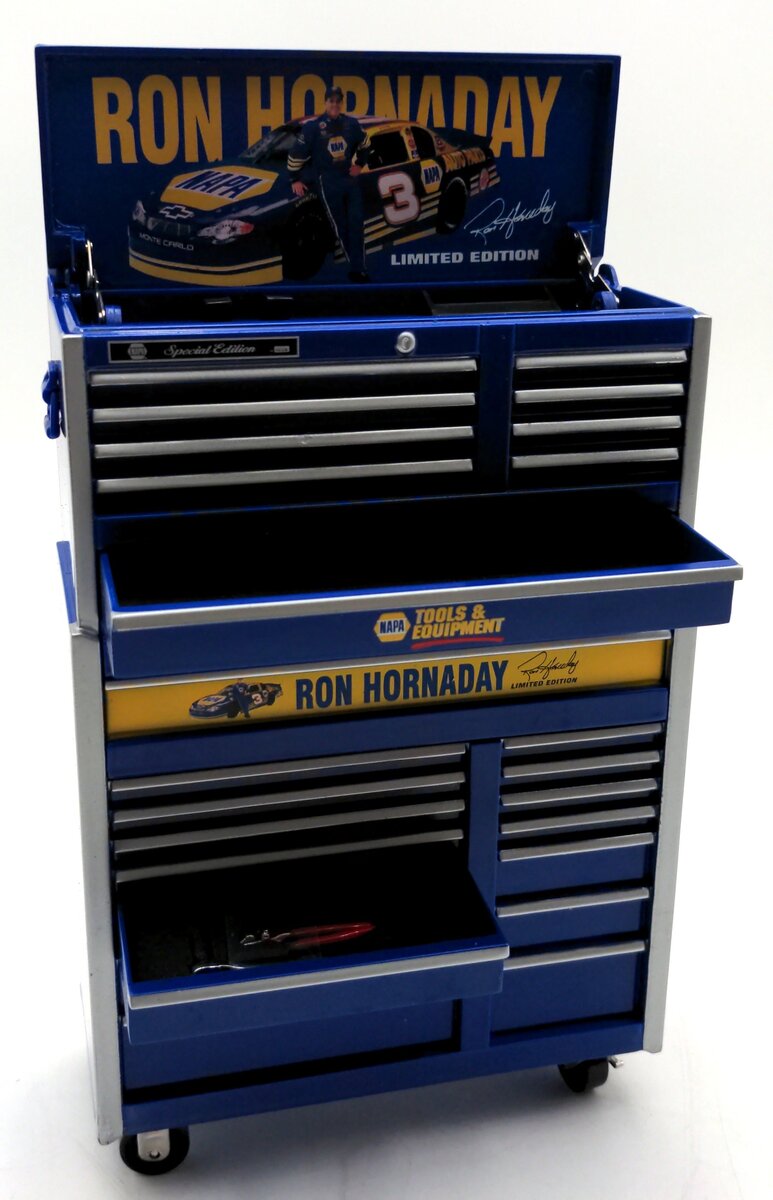 Crown Premiums RHR B2000 1:8 Scale Diecast Ron Hornday Nascar Tool Chest Bank NIB