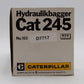NZG Modelle 1:50 Scale Diecast Caterpillar Hydrauliknahher CAT 245 Excavator EX/Box