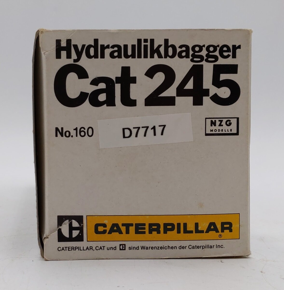 NZG Modelle 1:50 Scale Diecast Caterpillar Hydrauliknahher CAT 245 Excavator EX/Box