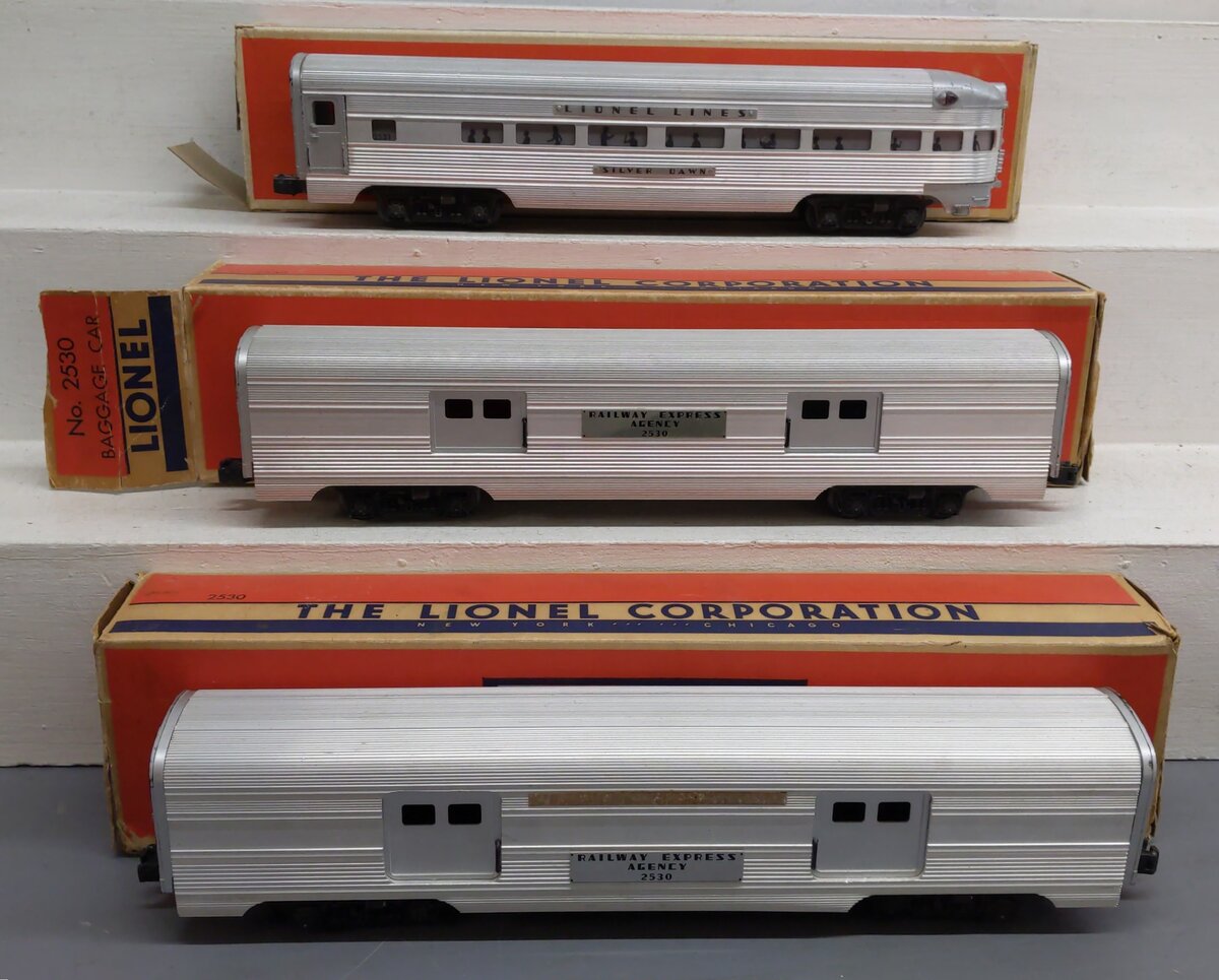 Lionel Vintage O Lionel Lines Passenger Cars: 2530, 2530, 2531 [3] EX/Box
