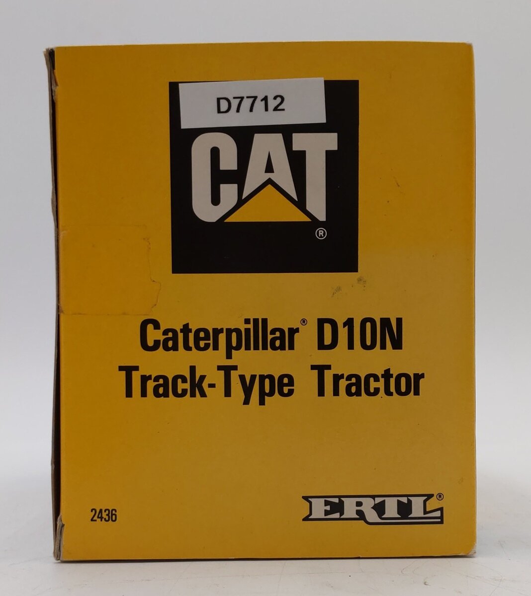Ertl 1:50 Scale Diecast Caterpillar D10N Track-Type Tractor Model #2436 EX/Box
