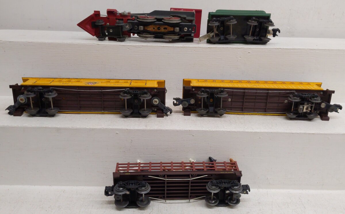 Lionel 1862S O General Vintage Steam Loco & Tender Set #1865, 1866, 1877 VG