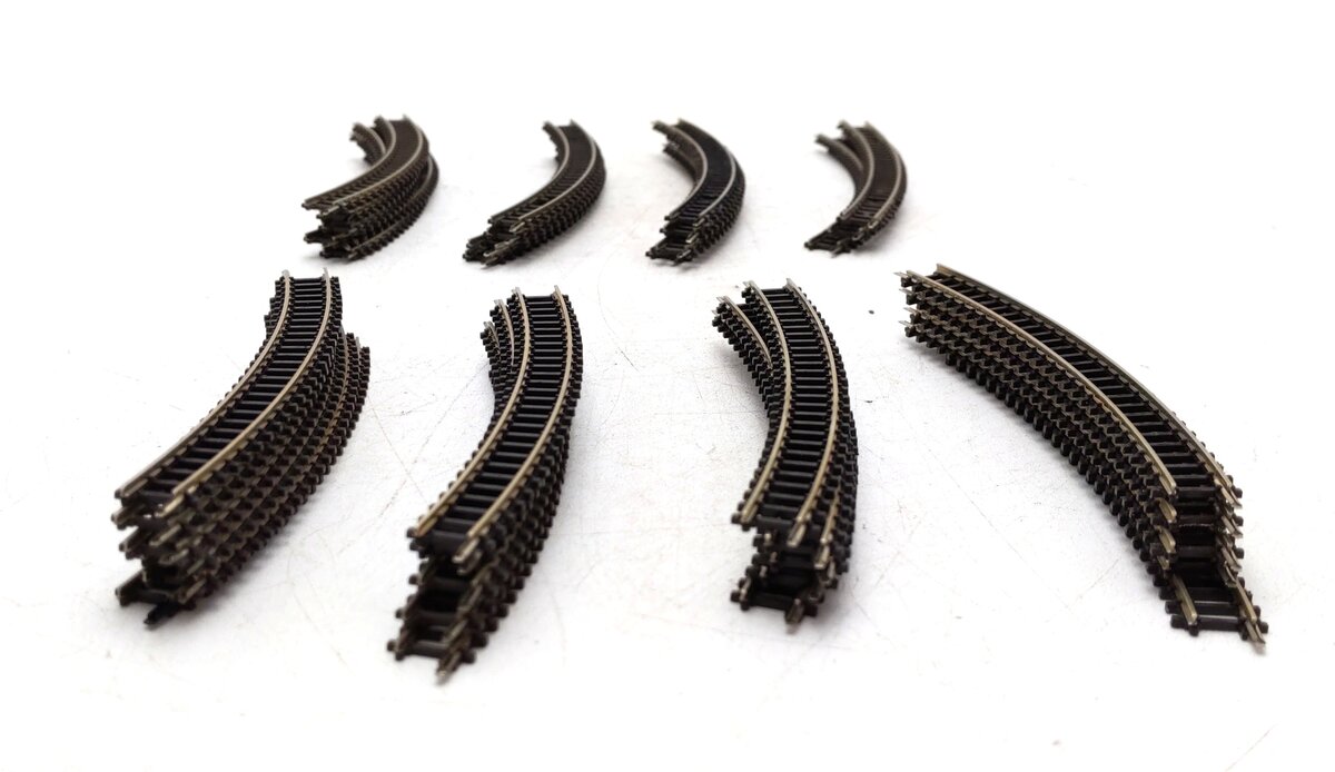 Marklin Z Miniclub Assorted Track: 8510, 8521 [37] EX
