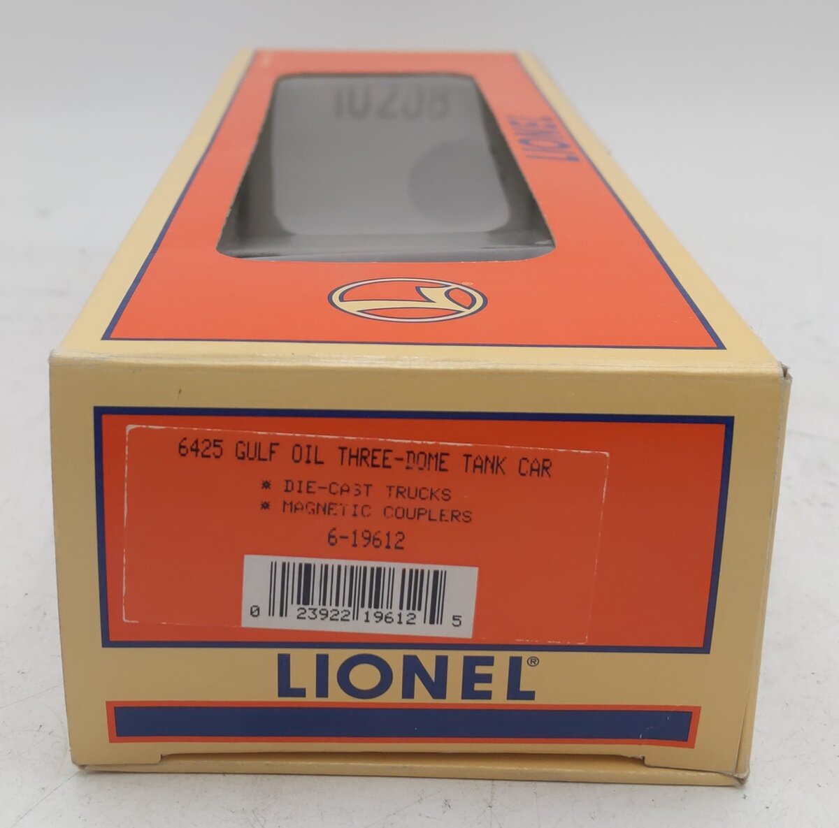 Lionel 6-19612 O Gauge Gulf Triple Dome Tank Car #6425 EX/Box