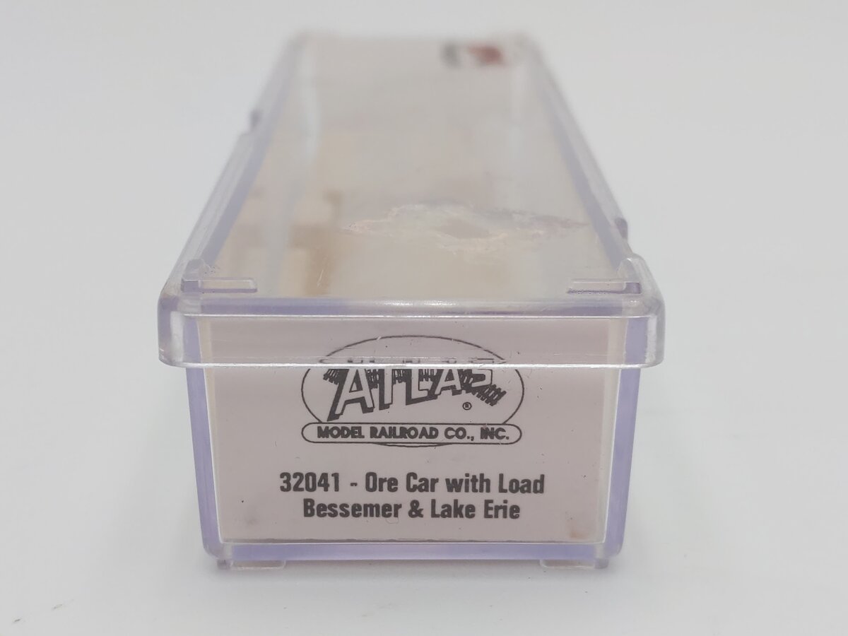 Atlas 32041 N Bessemer & Lake Erie Ore Car w/ Load #20341 LN/Box