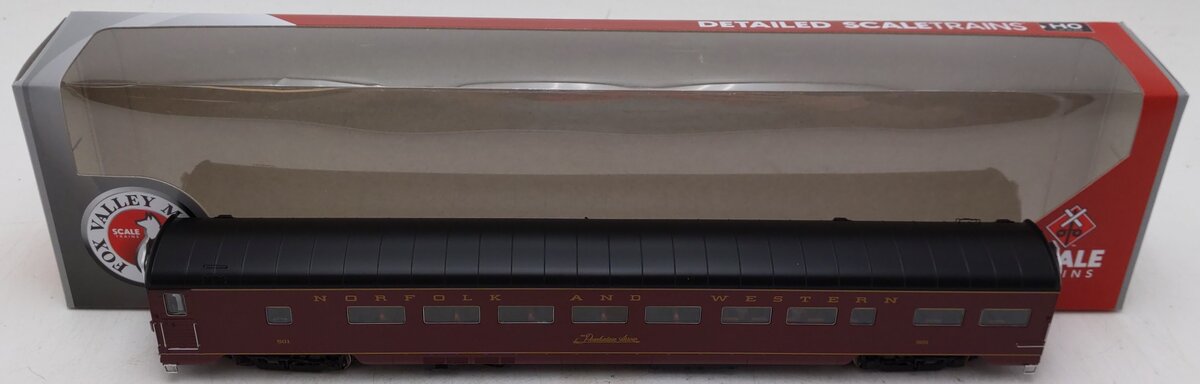 Fox Valley Models SXT38849 HO Scale Norfolk & Western Coach Passenger Car #501 EX/Box