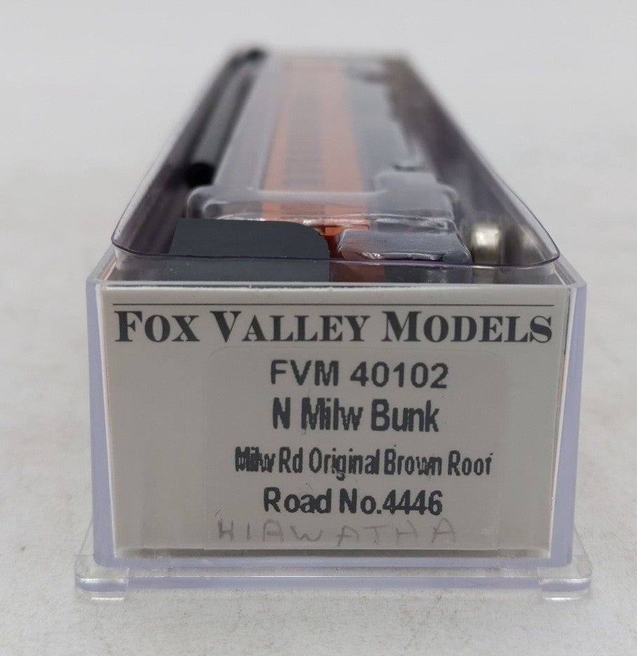 Fox Valley Models 40102 N Scale 1935 Milwaukee Road Hiawatha Bunk Coach #4446