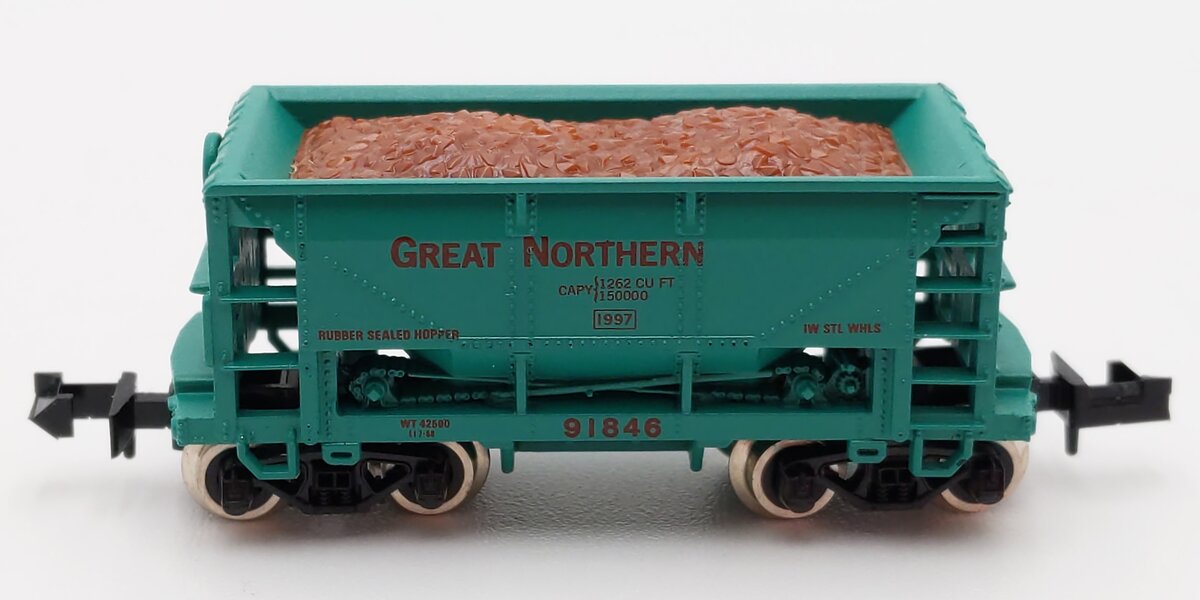 Atlas 3217 N Scale Great Northern 70 Ton Ore Car #91846 LN/Box