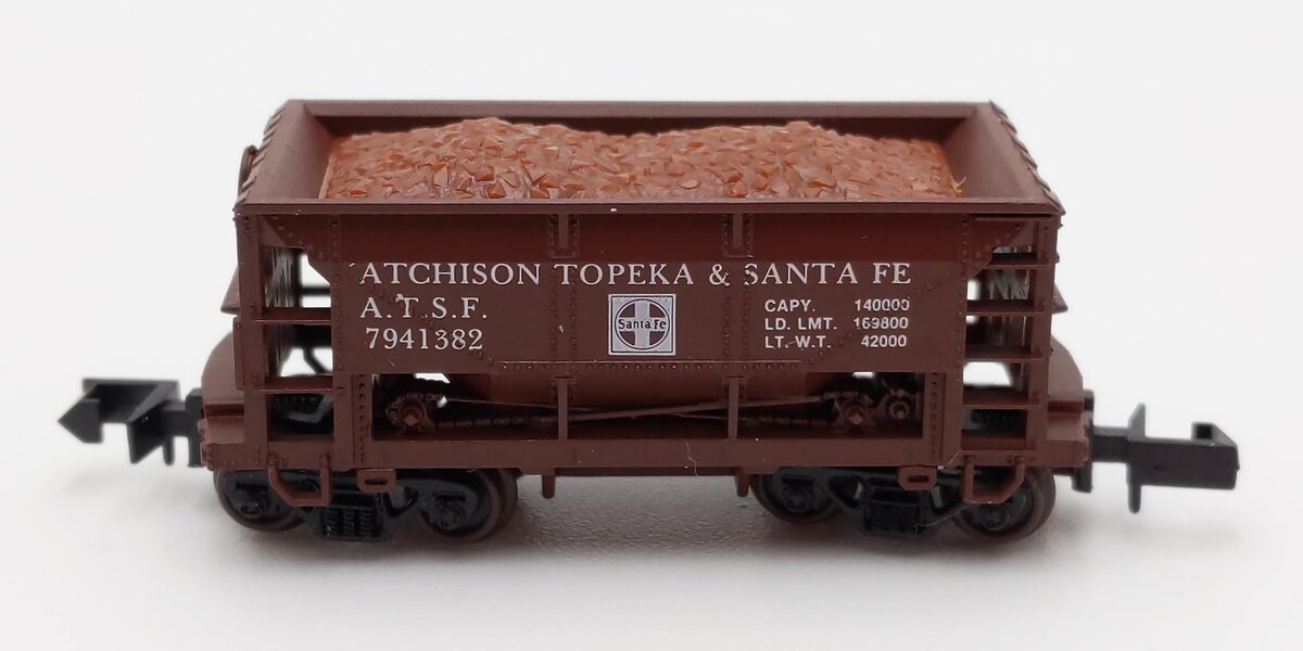 Atlas 3220 N Scale Atchison Topeka Santa Fe 70 Ton Ore Car #7941382 LN/Box