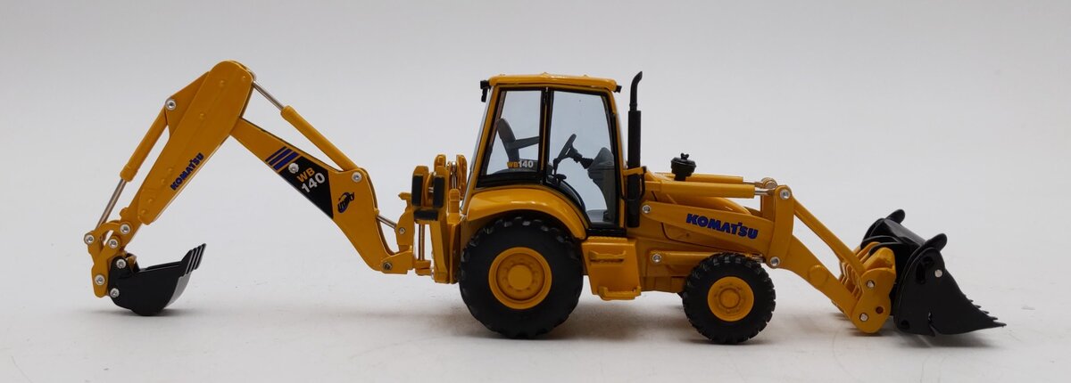 Komatsu 1:50 Scale Diecast WB140 Backhoe Loader LN/Box