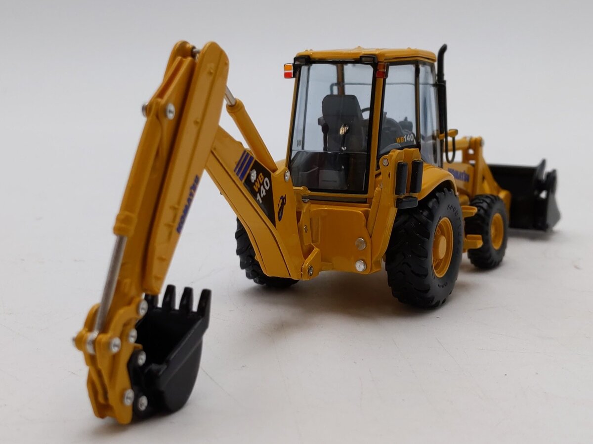 Komatsu 1:50 Scale Diecast WB140 Backhoe Loader LN/Box