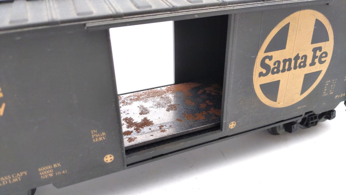 Weaver 4371 O Gauge SF PS-1 40‘ Boxcar - 3 Rail VG/Box