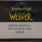Weaver 4371 O Gauge SF PS-1 40‘ Boxcar - 3 Rail VG/Box