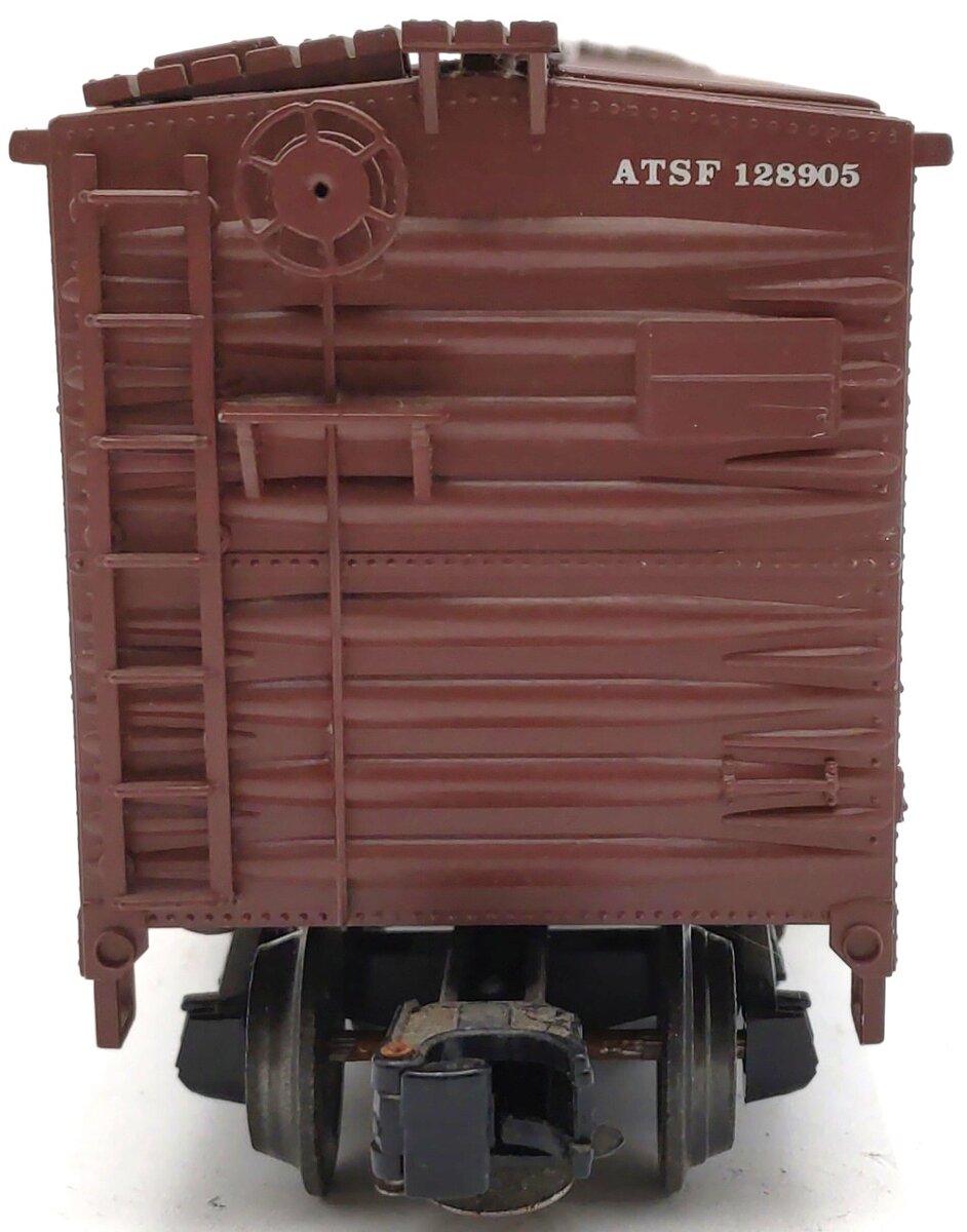 Crown OB-100 O Gauge Santa Fe Outside Braced Boxcar #128905 VG/Box